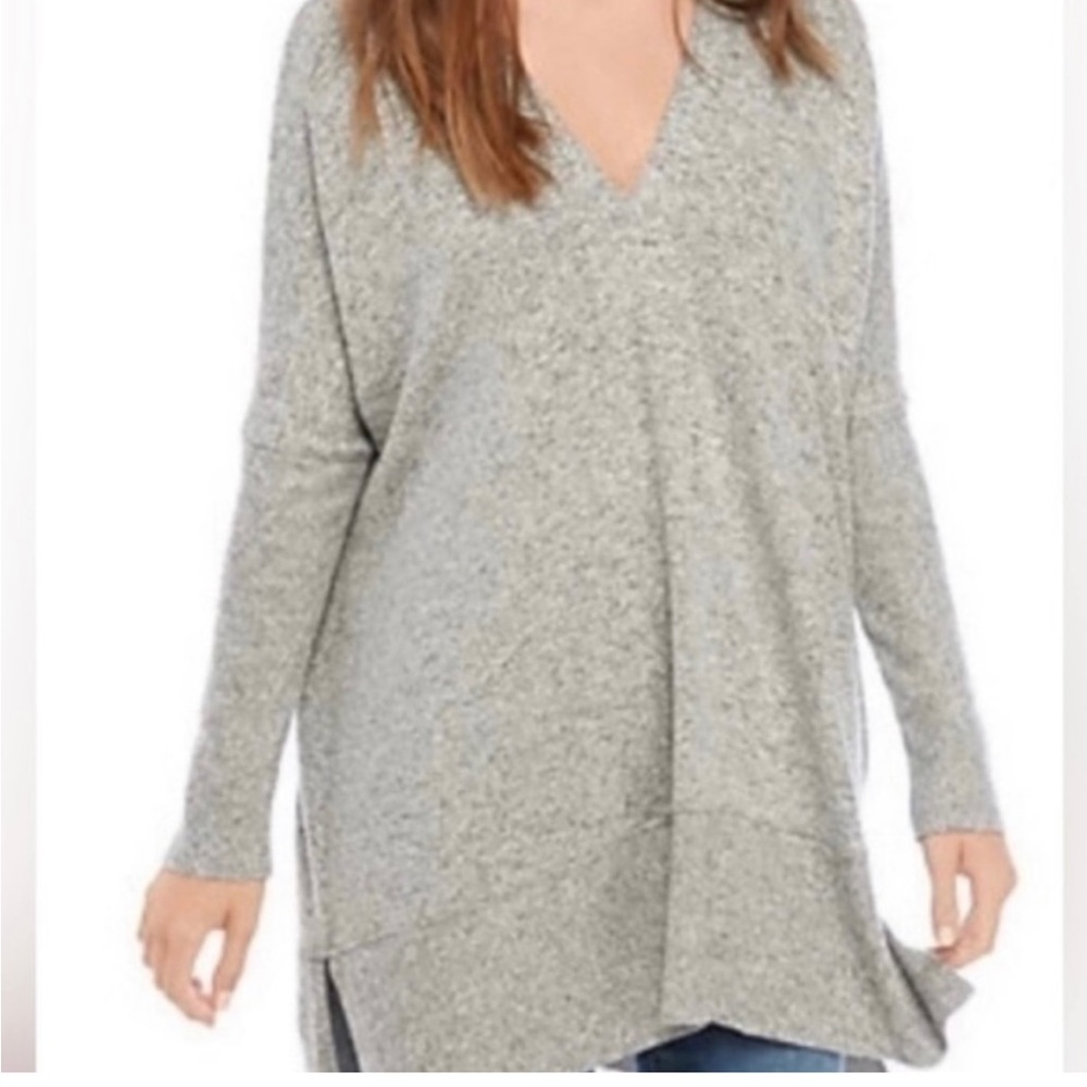 Chance or Fate longline oversized vneck sweater